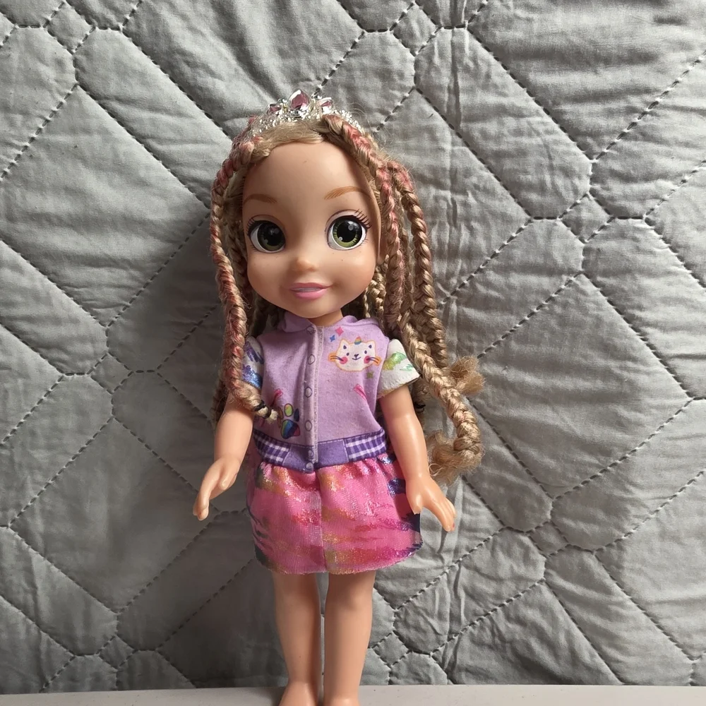 Disney Tollytots My First Princess Rapunzel 15" Doll Includes Purple Dress - Picture 3 of 7